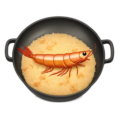 a shrimp frying rice  sticker