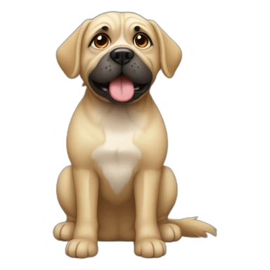 HUND MOPS sticker