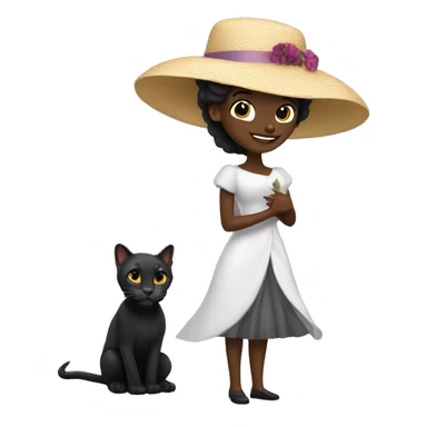 Chat marié avec une panthère noire sticker