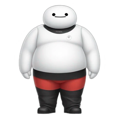 Baymax wearing prada pants sticker
