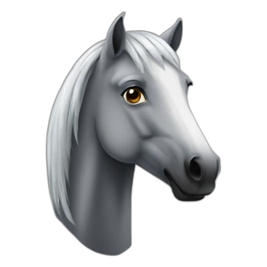 lonh horse sticker