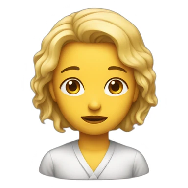 Tristesse emoji sticker