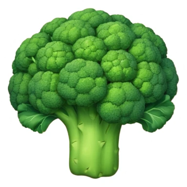 Pebbles of broccoli on table sticker