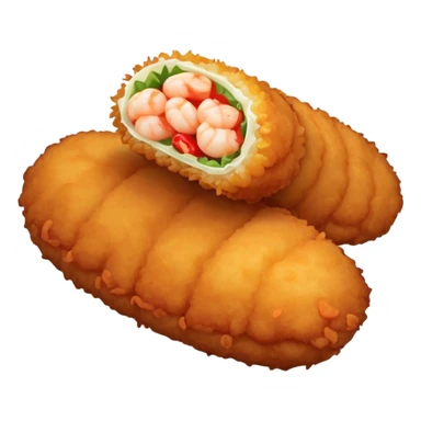 shrimp and crawfish croquette sticker