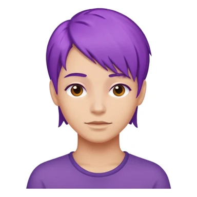 Purple stoner lover sticker