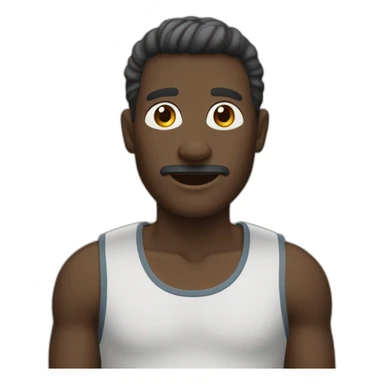 Humano con partes de gargola sticker