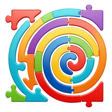 puzzle emoji about Speed over Perfection sticker