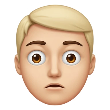 one eye twitching face sticker