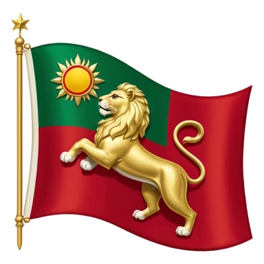 پرچم پهلویی sticker