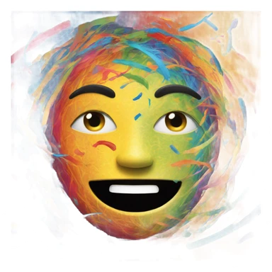 Vibrating with happiness sticker