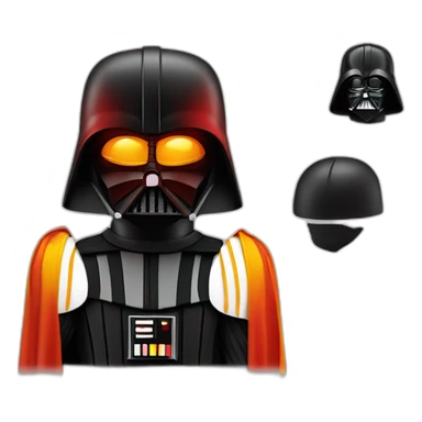 Darth Vader wears Galatasaray jersey sticker