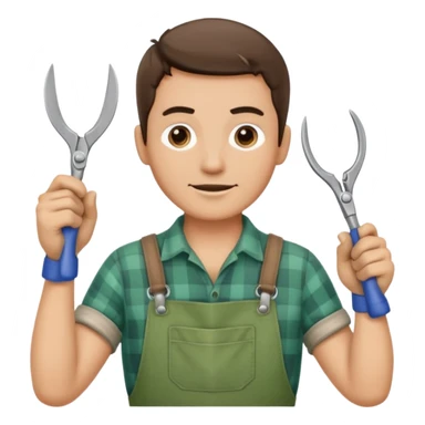 GARDENER WITH SESORS sticker