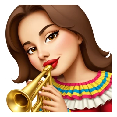 Mariachi Trumpet Player sticker