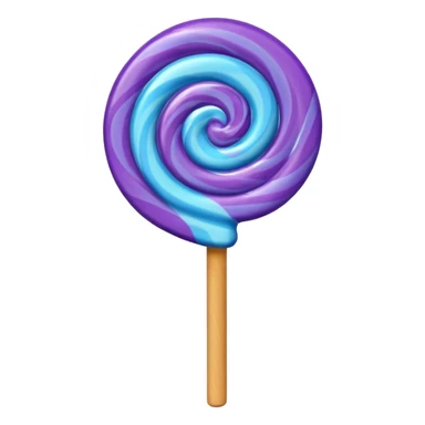 lolipop roxo e azul sticker