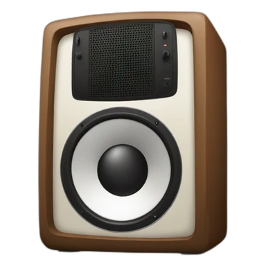 Radio speaker sticker