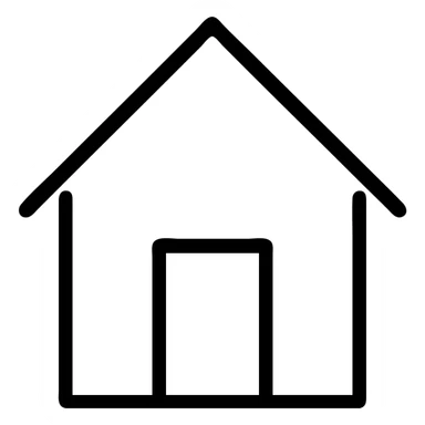 A simple house icon sticker