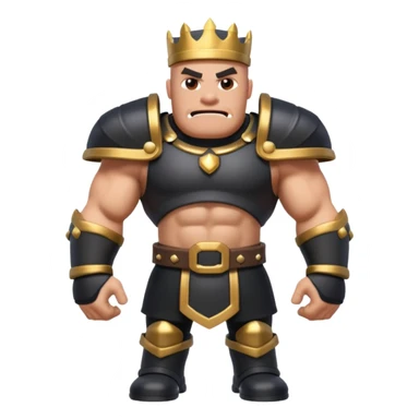 megaknight from clash royale black make it look like him sticker