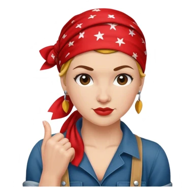 Rosie the riviter sticker