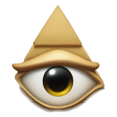 pyramid with one eye sticker