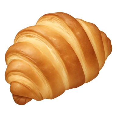 Croissant brown beige aesthetic  sticker