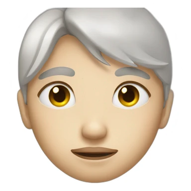 Closing eyes with hands sticker