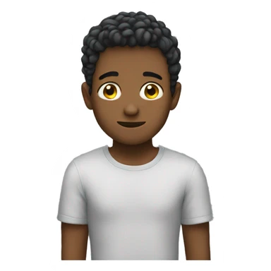 Lover shy boy sticker