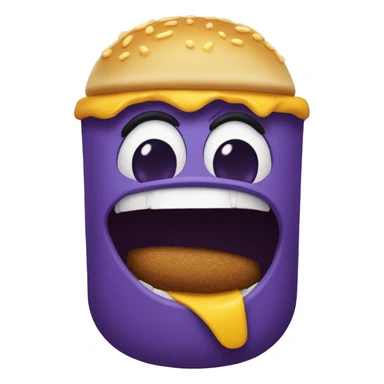 Grimace from McDonalds sticker