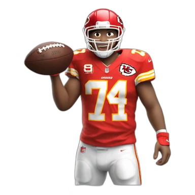kansas chiefs football jersey with number 87 on it sticker