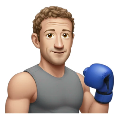 mark zuckerberg mma fighter sticker