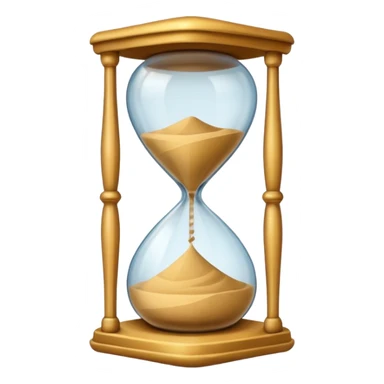 hourglass sticker