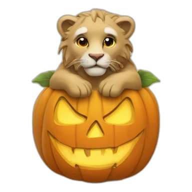 Löwe+helloween sticker