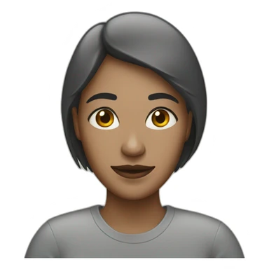 Woman with road face sticker