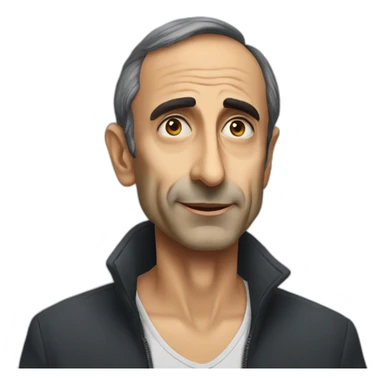 Eric Zemmour avec un voile sticker