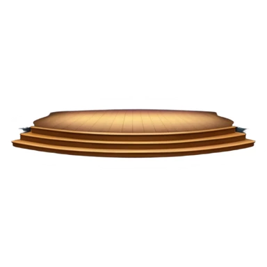 stage for concert with colorful light sticker