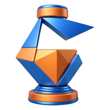 Genarte for a me a Blender Program logo sticker