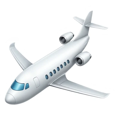 airplane white sticker
