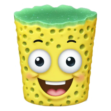 cute baby sponge bob sticker