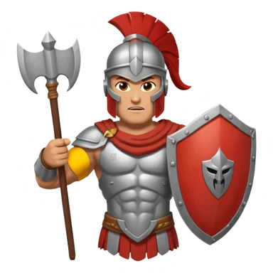 A spertan warrior shaking a shield writing "LAZY NOOB"on it sticker