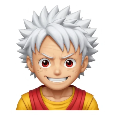 Luffy in gear 5 sticker