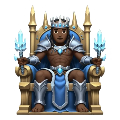 Lich King on trone sticker