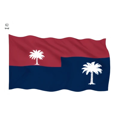 Flag of South Carolina sticker