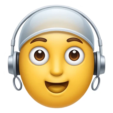 Beyaz kulaklık  sticker