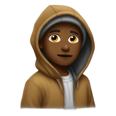 cool boys in hoodies sticker