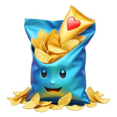 chips bag sticker