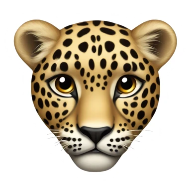 Corazón estampado de leopardo  sticker