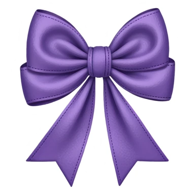 artsy bow delicate pastel dark purple colour sticker