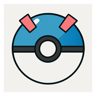 blue pokeball emoji sticker