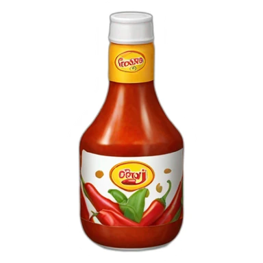 skånsk chili bottle sticker