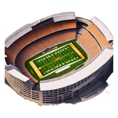 checker neyland stadium sticker