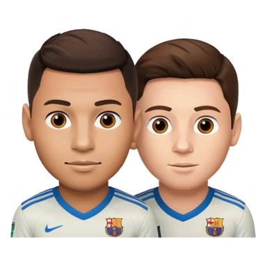 Ronaldo ve Messi yan yana olsun sticker